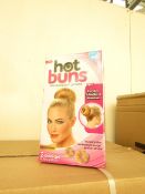 6x Hot Buns hair accessories, new and boxed.