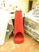 Gardeco garden fireplace in red, boxed.