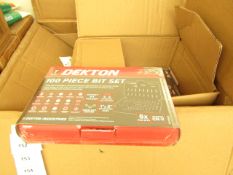 Dekton 100 Piece Bit Set. New & Packaged