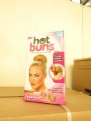 6x Hot Buns hair accessories, new and boxed.