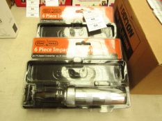 Stag Tools impact screwdriver set, new and packaged.