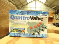 Streetwize quattro valve, 4 way valve air awning tent inflation adapter kit, new and boxed.