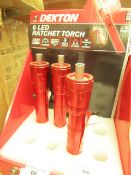 Dekton 6 LED ratchet torch, new.