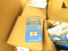 5x Packs of 2 Master Plug 5A fuses, new and packaged.