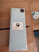 Sanctuary Fitted Sheet With Deep Box Duck Egg Double 100 % Cotton new & Packaged