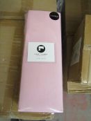 Sanctuary Fitted Sheet With Deep Box Double Blush 100 % Cotton New & Packaged