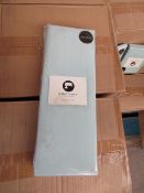 Sanctuary Fitted Sheet With Deep Box Duck Egg Double 100 % Cotton new & Packaged