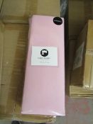 Box of 8x Sanctuary Fitted Sheet With Deep Box Double Blush 100 % Cotton New & Packaged