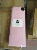 Box of 8x Sanctuary Fitted Sheet With Deep Box Double Blush 100 % Cotton New & Packaged