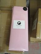 Sanctuary Fitted Sheet With Deep Box Double Blush 100 % Cotton New & Packaged