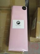 Sanctuary Fitted Sheet With Deep Box Double Blush 100 % Cotton New & Packaged