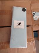 Box of 8x Sanctuary Fitted Sheet With Deep Box Duck Egg Double 100 % Cotton new & Packaged