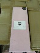 Sanctuary Fitted Sheet With Deep Box Double Blush 100 % Cotton New & Packaged