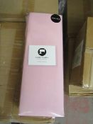 Sanctuary Fitted Sheet With Deep Box Double Blush 100 % Cotton New & Packaged