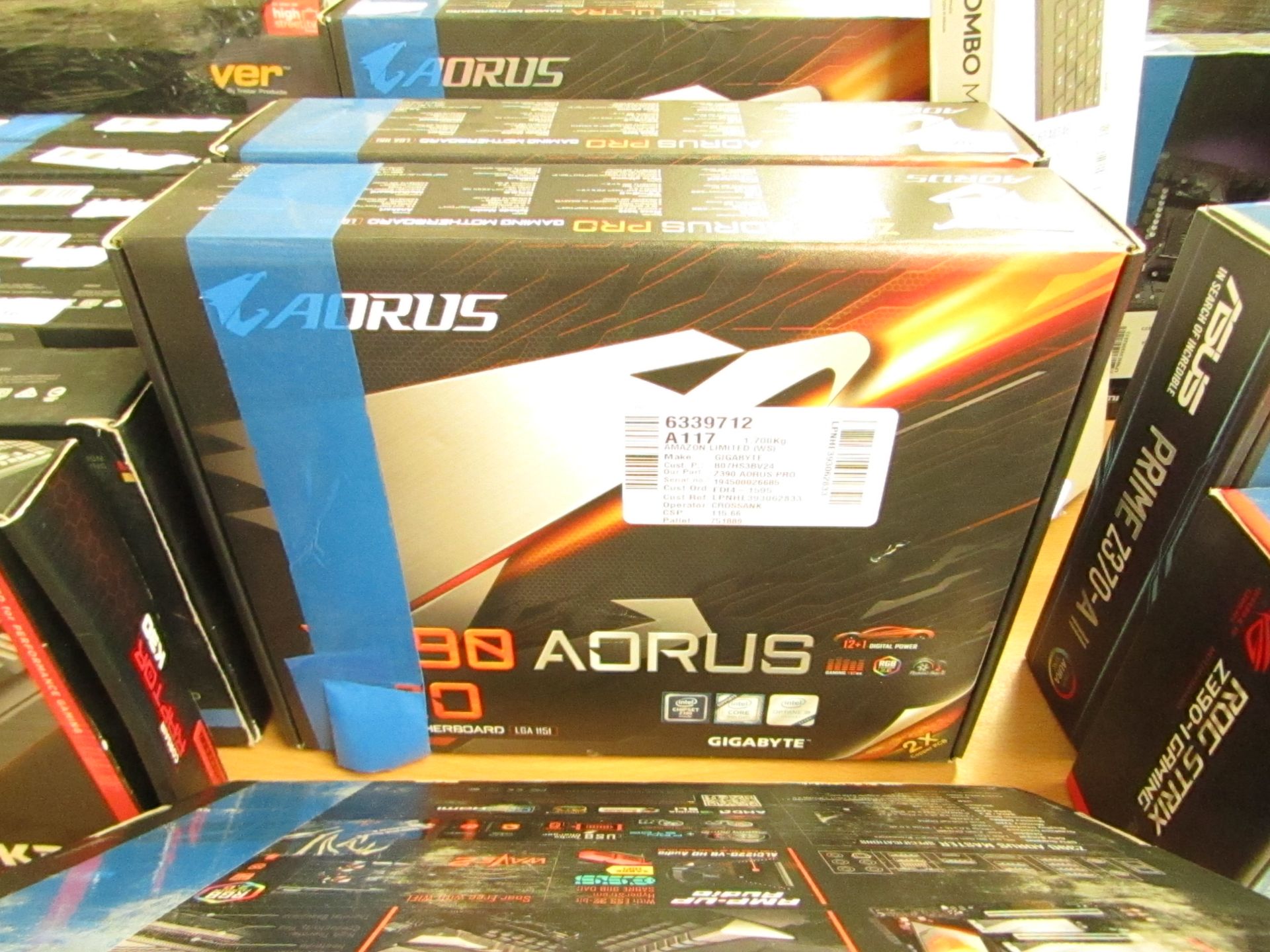 Gigabyte Caorus Z390 Pro Wifi Aorus Gaming Motherboard. LGA 1151. Boxed But Untested. RRP œ384.99