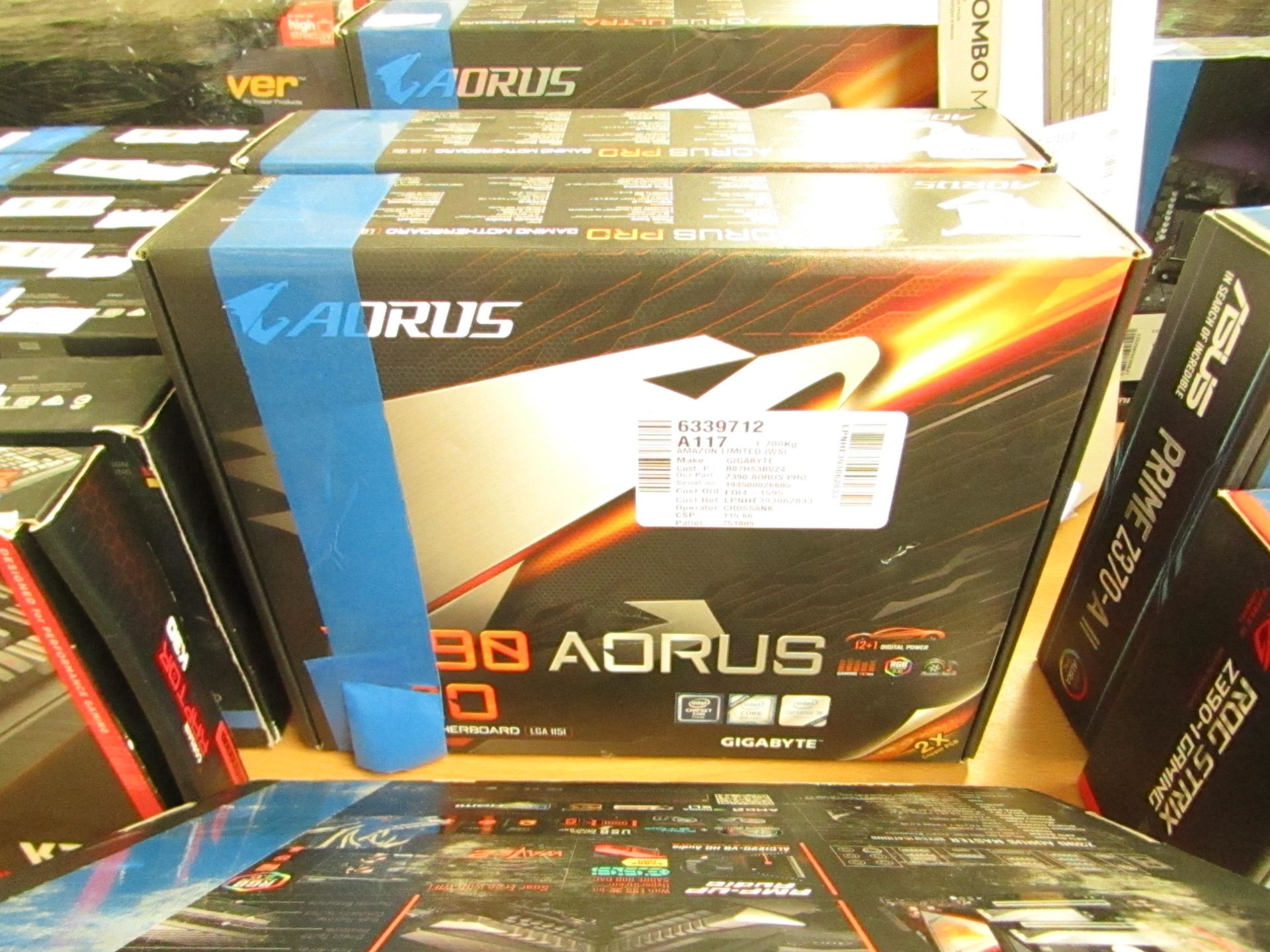 Gigabyte Caorus Z390 Pro Wifi Aorus Gaming Motherboard. LGA 1151. Boxed But Untested. RRP œ384.99