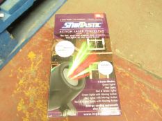 | 1X | STARTASTIC ACTION LASER PROJECTOR | UNTESTED & BOXED | NO ONLINE RE-SALE | SKU - | RRP £19.