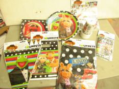 Muppets Party Accessory pack incl Plates, Cups, Banners, napkins etc. New & packaged