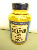 250 Soft Gel Capsules of Holland & Barrett Cod liver Oil 410mg with Omega 3 & Vitamins A & D. new In