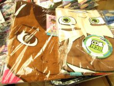 2x Disney printed towels being; 1x Ben 10 and 1x Disney Doc McStuffins, new and packaged.