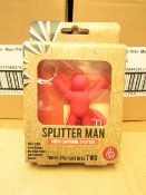 Box of 6x Spiltter Man aux cable splitter, new and boxed.