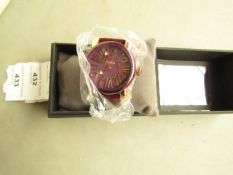Wrist watch by Pocket, purple, new and boxed.