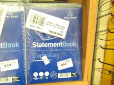 8 Packs of 5 Duplicate Statement Books. New & Packaged