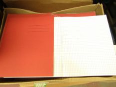 Box of 100 Exercise Books. Unused & Boxed. See image For Style