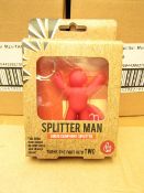 Box of 6x Spiltter Man aux cable splitter, new and boxed.