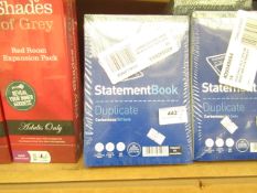 8 Packs of 5 Duplicate Statement Books. New & Packaged