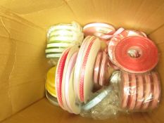 26 x Various Reels of Ribbon. See Image For colours