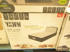 | 1 | YAWN DOUBLE AIR BED | BOXED AND UNCHECKED | NO ONLINE RE-SALE | SKU - | TOTAL LOT RRP - £69.99