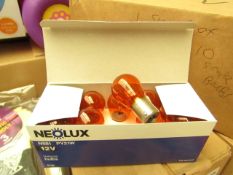 Box of 10x Neolux 12v bulbs, new and boxed.
