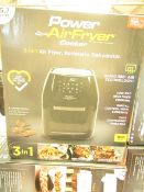 | 1x | POWER AIR FRYER 5.7L | UNCHECKED & BOXED | NO ONLINE RE-SALE | Sku C5060541513068 | RRP £