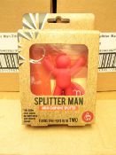 Box of 6x Spiltter Man aux cable splitter, new and boxed.