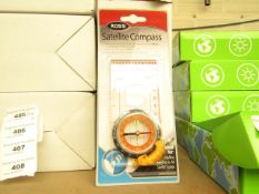 10x Ross satellite compass, new and packaged.