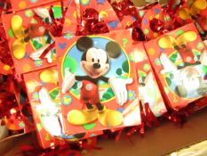 20x Mickey Mouse balloon weights, new and packaged.