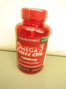 100 Soft Gel Capsules of Holland & Barrett Omega 3 Fish Oil 1000mg. BB 03/22. New & in Sealed Tubs