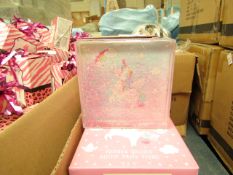 6x Sass and Belle rainbow unicorn glitter photo frame, new and boxed.