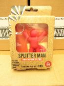 Box of 6x Spiltter Man aux cable splitter, new and boxed.