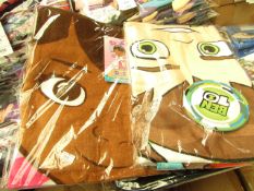 2x Disney printed towels being; 1x Ben 10 and 1x Disney Doc McStuffins, new and packaged.