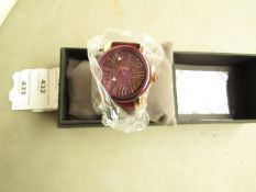 Wrist watch by Pocket, purple, new and boxed.