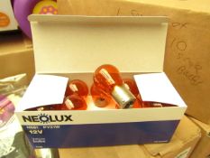 Box of 10x Neolux 12v bulbs, new and boxed.