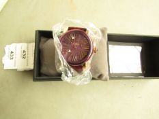 Wrist watch by Pocket, purple, new and boxed.