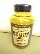 250 Soft Gel Capsules of Holland & Barrett Cod liver Oil 410mg with Omega 3 & Vitamins A & D. new In