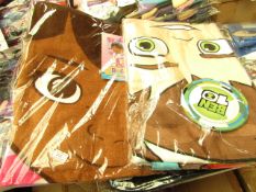 2x Disney printed towels being; 1x Ben 10 and 1x Disney Doc McStuffins, new and packaged.
