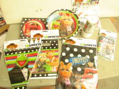 Muppets Party Accessory pack incl Plates, Cups, Banners, napkins etc. New & packaged