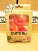 Box of 6x Spiltter Man aux cable splitter, new and boxed.