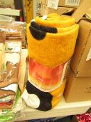 3x Lion King printed towels, new and packaged.