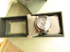 Wrist watch by Pocket, rose gold, new and boxed.